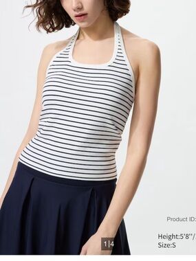 Uniqlo Open Back Halter BRA TOP
